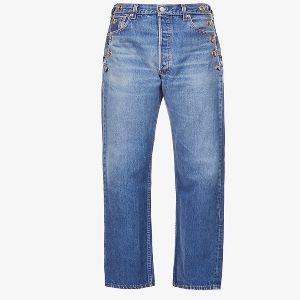 NWT! EB Denim x revolve vintage chain denim jean pants